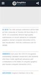 Mobile Screenshot of graphicsinterface.org